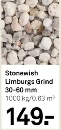 Karwei Stonewish Limburgs Grind aanbieding