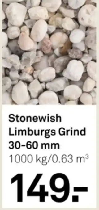 Karwei Stonewish Limburgs Grind aanbieding