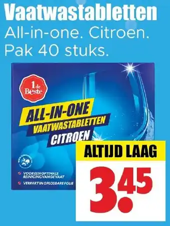 Dirk Vaatwastabletten aanbieding