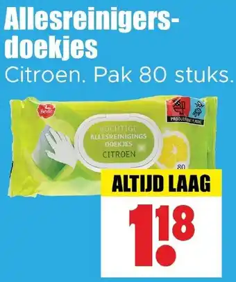 Dirk Allesreinigersdoekjes aanbieding