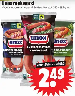 Dirk Unox rookworst aanbieding