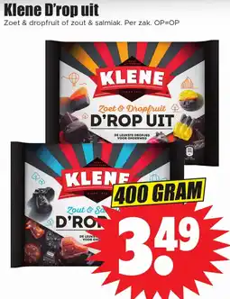 Dirk Klene D'rop uit aanbieding