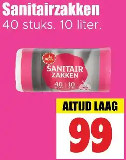 Dirk Sanitairzakken aanbieding