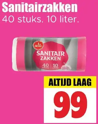 Dirk Sanitairzakken aanbieding