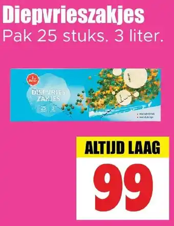 Dirk Diepvrieszakjes aanbieding