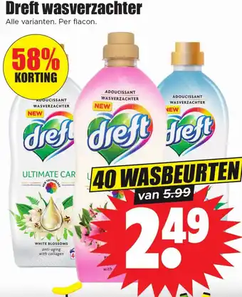 Dirk Dreft wasverzachter aanbieding