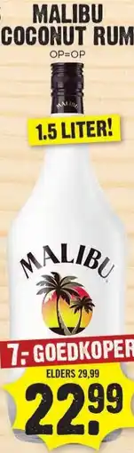 Dirk Malibu coconut rum aanbieding