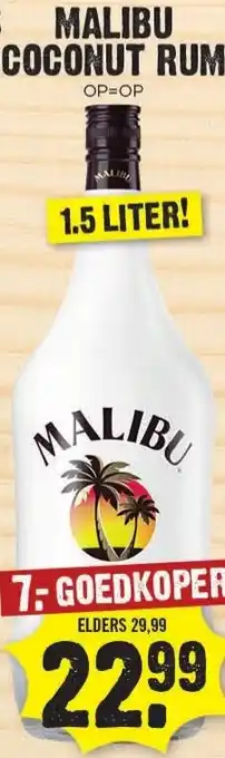 Dirk Malibu coconut rum aanbieding