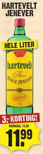 Dirk Hartevelt jenever aanbieding