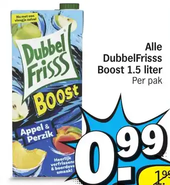 Albert Heijn Alle DubbelFrisss Boost aanbieding