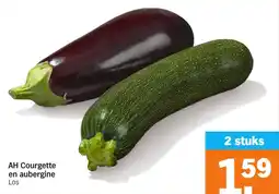 Albert Heijn AH Courgette en aubergine aanbieding