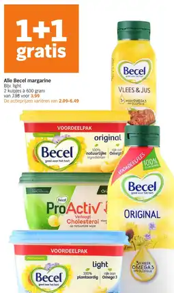 Albert Heijn Alle Becel margarine aanbieding