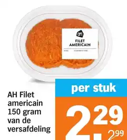 Albert Heijn AH Filet americain van de versafdeling aanbieding