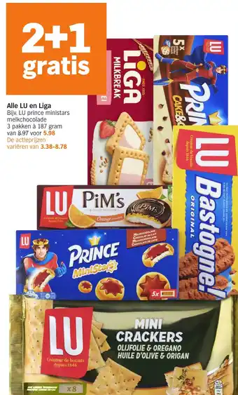 Albert Heijn Alle LU en Liga aanbieding