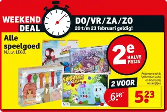 Kruidvat Alle speelgoed aanbieding