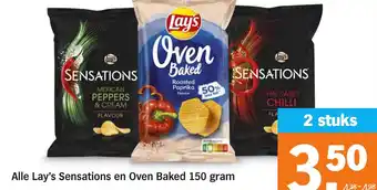 Albert Heijn Alle Lay's Sensations en Oven Baked aanbieding