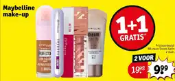 Kruidvat Maybelline make up aanbieding