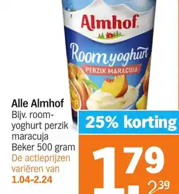 Albert Heijn Alle Almhof aanbieding