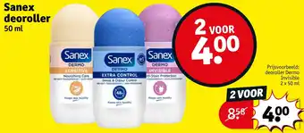 Kruidvat Sanex deoroller aanbieding