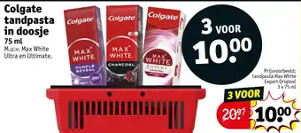 Kruidvat Colgate tandpasta in doosje aanbieding