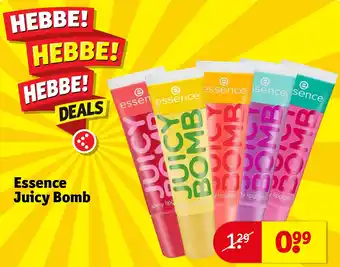 Kruidvat Essence juicy bomb aanbieding