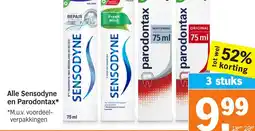 Albert Heijn Alle Sensodyne en Parodontax aanbieding