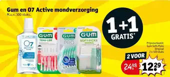 Kruidvat Gum en 07 Active mondverzorging aanbieding