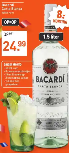 Albert Heijn Bacardí Carta Blanca aanbieding