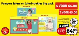 Kruidvat Pampers luiers en luierbroekjes big pack aanbieding