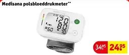 Kruidvat Medisana polsbloeddrukmeter aanbieding