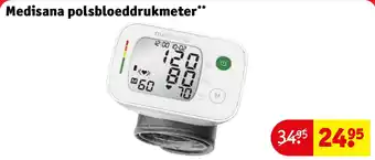 Kruidvat Medisana polsbloeddrukmeter aanbieding