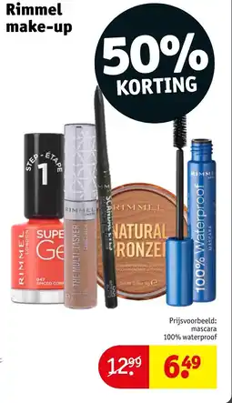 Kruidvat Rimmel make up aanbieding