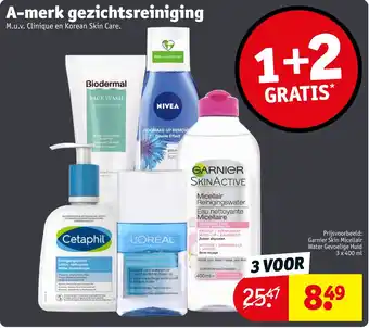 Kruidvat A merk gezichtsreiniging aanbieding