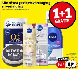 Kruidvat Alle Nivea gezichtsverzorging aanbieding