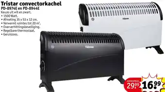 Kruidvat Tristar convectorkachel PD-8974E en PD-8944E aanbieding