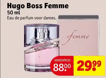 Kruidvat Hugo boss femme aanbieding