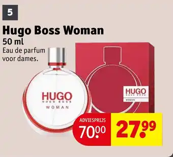 Kruidvat Hugo boss woman aanbieding