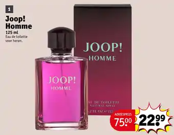 Kruidvat Joop! homme aanbieding