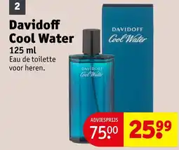 Kruidvat Davidoff cool water aanbieding