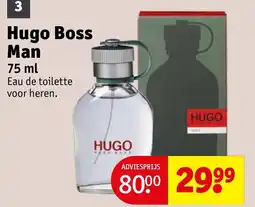 Kruidvat Hugo boss man aanbieding