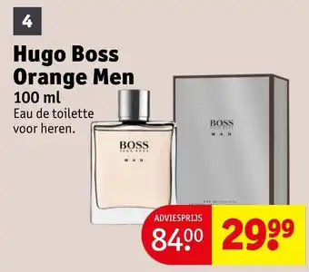 Kruidvat Hugo boss orange men aanbieding