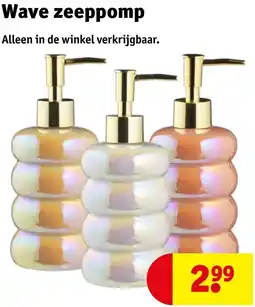 Kruidvat Wave zeeppomp aanbieding