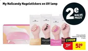 Kruidvat My nailcandy nagelstickers en uv lamp aanbieding