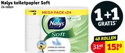 Kruidvat Nalys toiletpapier Soft aanbieding