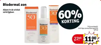 Kruidvat Biodermal zon aanbieding