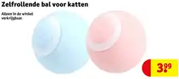 Kruidvat Zelfrollende bal voor katten aanbieding