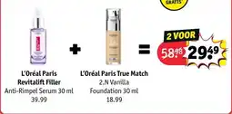 Kruidvat L'oreal paris revitalift filler aanbieding