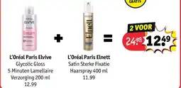 Kruidvat L'oreal paris elvive aanbieding