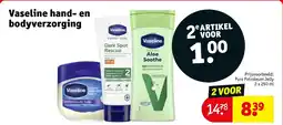 Kruidvat Vaseline hand en bodyverzorging aanbieding