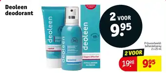 Kruidvat Deoleen deodorant aanbieding